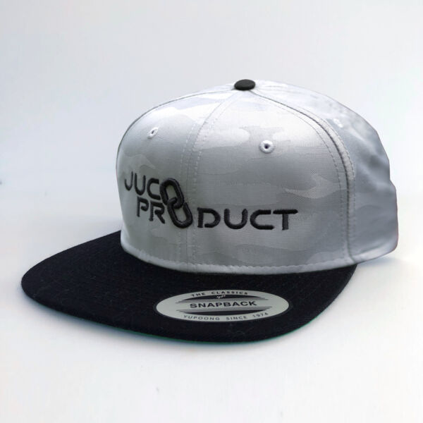Camo Flat Bill Snapback Cap with JucoProduct Embroidery Thumbnail